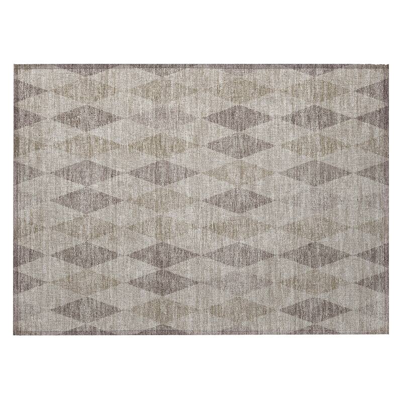 Hamo Stylish Geometric Weather Resistant Versatile Elegance Outdoor Rug
