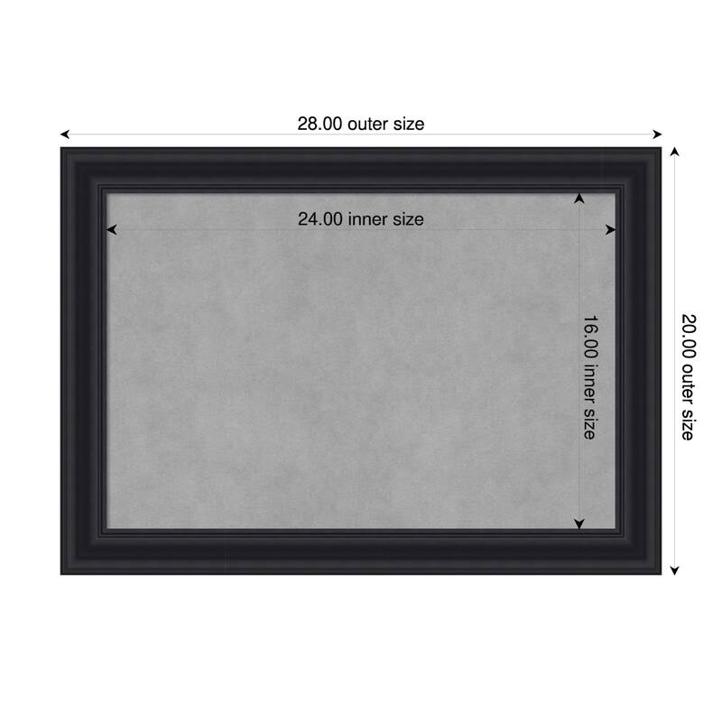 Amanti Art Dalat Black Framed - 28 x 20 in - Dalat Black