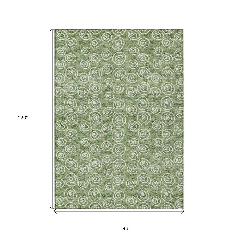 HomeRoots Geometric Transitional Rectangle Outdoor Rug