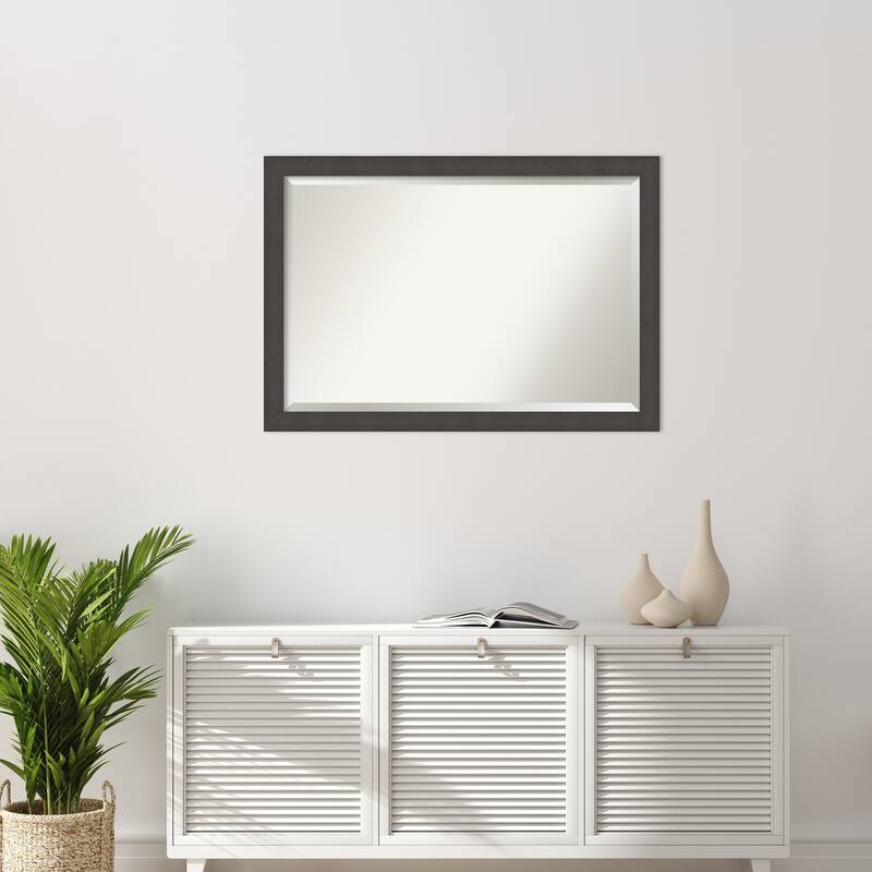 Blaine Narrow Beveled Framed Wall Mirror