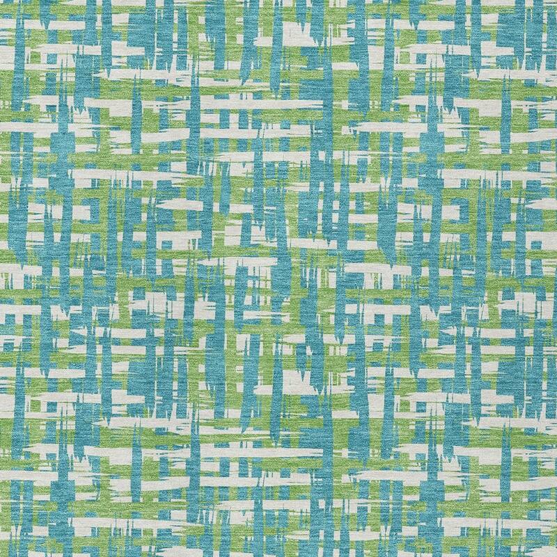 HomeRoots Abstract Transitional Rectangle Outdoor Rug