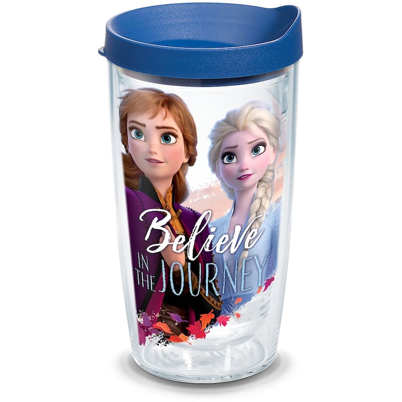 Tervis Disney - Frozen 2 - Anna & Elsa's Journey Made in USA Double Walled Insulated Travel Tumbler, Classic - 16oz - 16oz