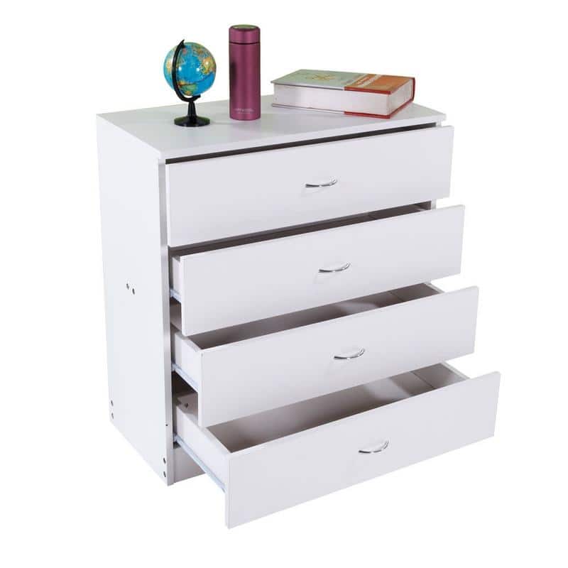 3/4 Drawers Dresser Wood Chest Cabinet