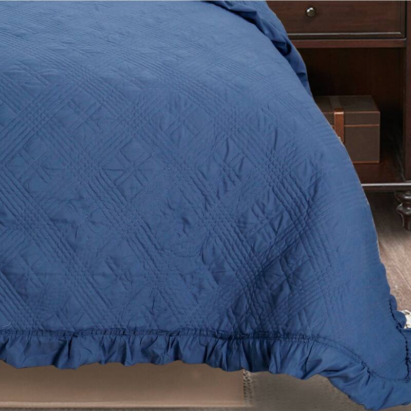 KASENTEX Soft Microfiber Quilt Set Machine Washable Bedspread All Season