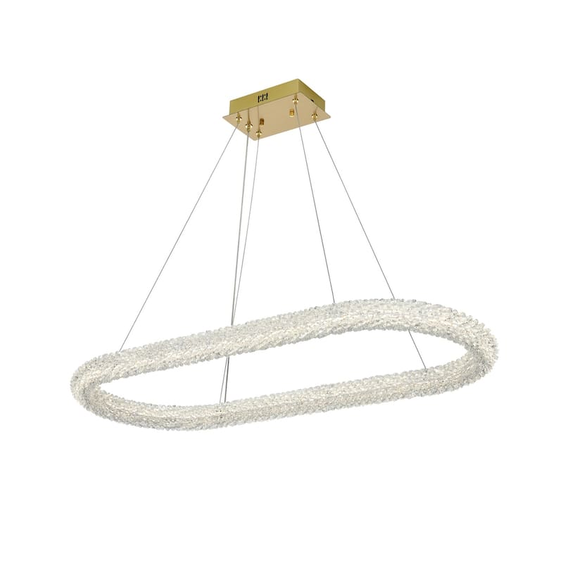 Indigo Home 42 inch Adjustable LED Chandelier
