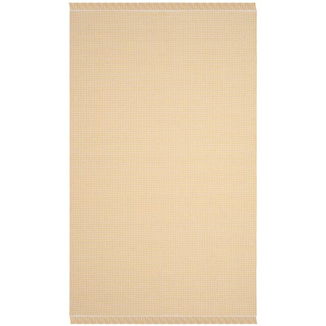 SAFAVIEH Handmade Montauk Rukhsana Flatweave Cotton Fringe Rug