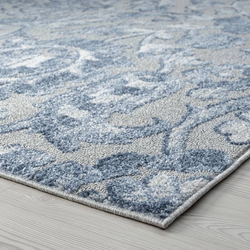 Mayson Farmhouse Floral Indoor Area Rug