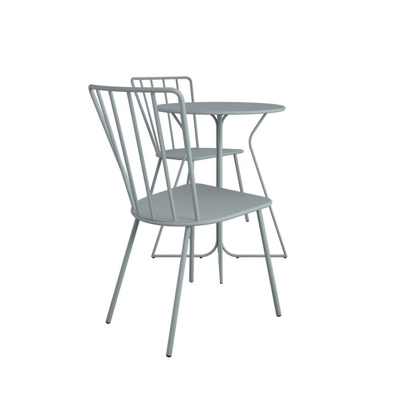 The Novogratz Poolside Collection Heidi 3 Piece Outdoor Bistro Set 3 Piece