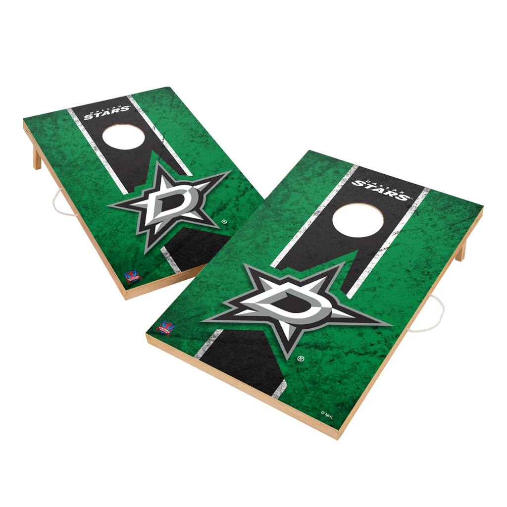 Vintage Dallas Stars NHL Regulation 2x4 Cornhole Set