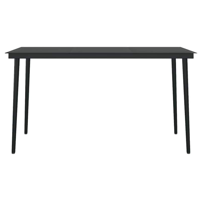 vidaXL Patio Dining Set 3/5/7 Piece Multi Colors 31.5"/55.1" Table Length