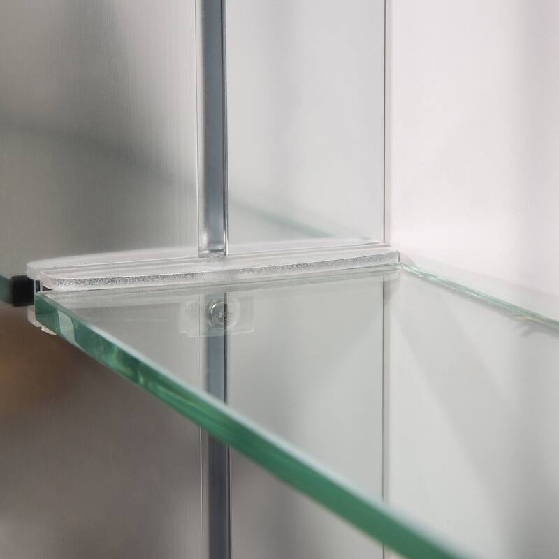 30" x 26" Rectangular Aluminum Medicine Cabinet with Mirror - 30" x 26"