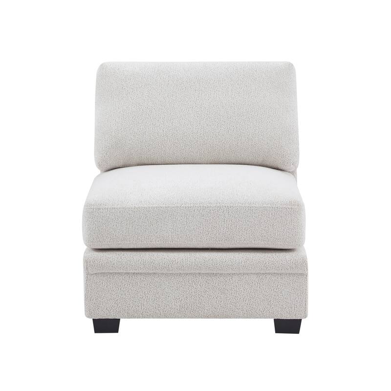 Christopher Knight Home - Modular Comfort Reversible Fabric Sectional Sofa with Ottoman, Beige (7-Piece Set)