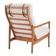 preview thumbnail 26 of 30, Christopher Knight Home - Jennie Tall-Back Wood Armchair with Ergonomic Comfort for Any Room