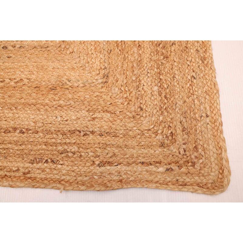 ECARPETGALLERY Flat-Weave Palas Denizli Tan Jute Rug - 5'7 x 7'7