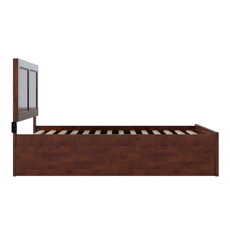 Canyon Full Platform Bed with Matching Footboard & Full Trundle