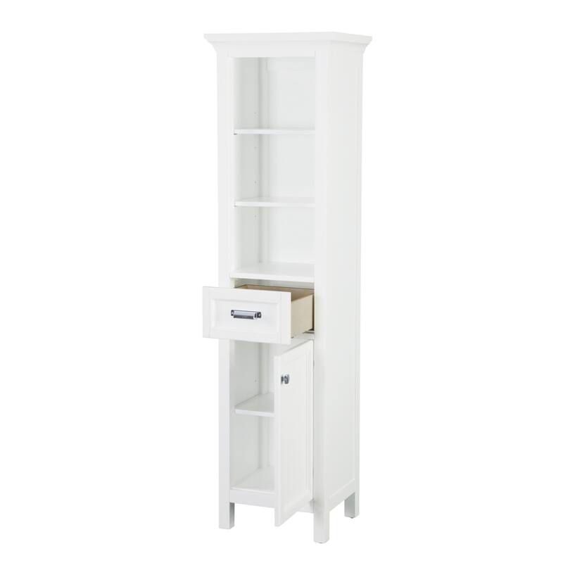 Miseno Tatianna 19" x 70" Poplar Wood Free Standing Bathroom Linen