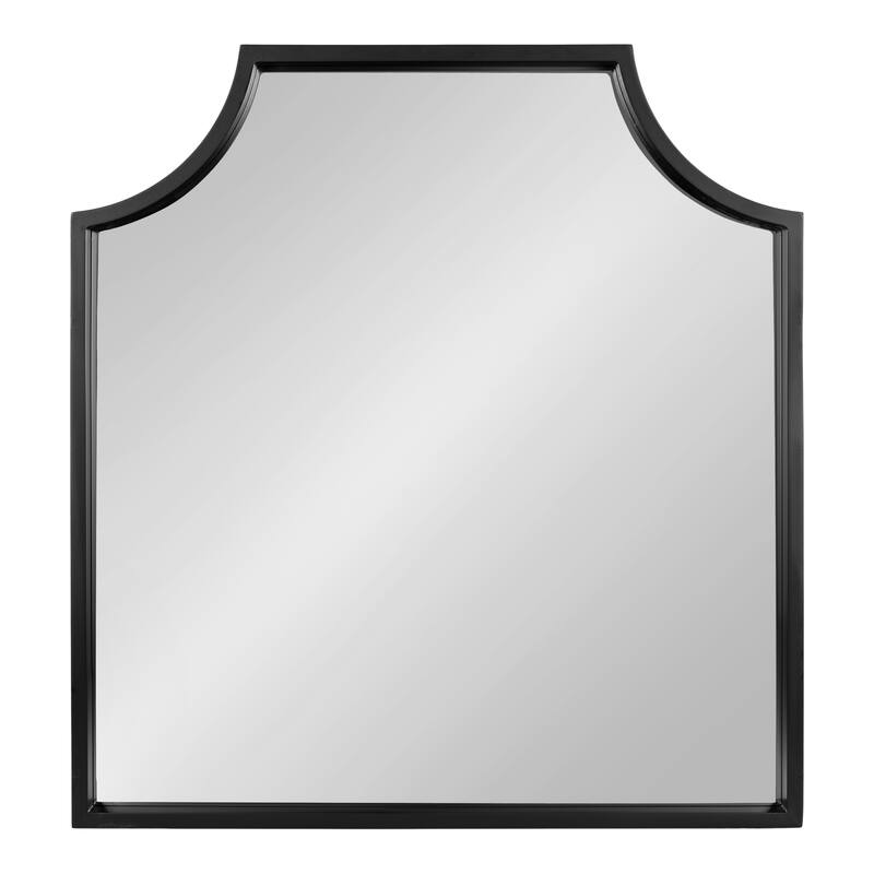 Kate and Laurel Travis Scalloped Arch Framed Wall Mirror