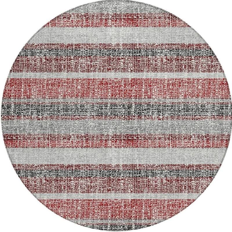 HomeRoots Striped Transitional Rectangle Outdoor Rug