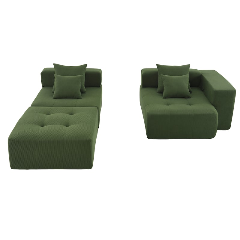 105.5''L Shaped Modular Sectional Sofa