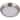 X66 Series 1 Light 9" LED Flushmount in Brushed Polished Nickel