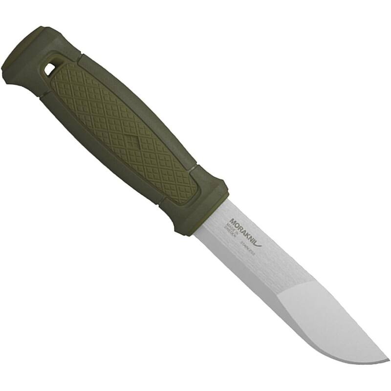 Kansbol Fixed Blade Knife with Sandvik Blade & Multi Mount - Green