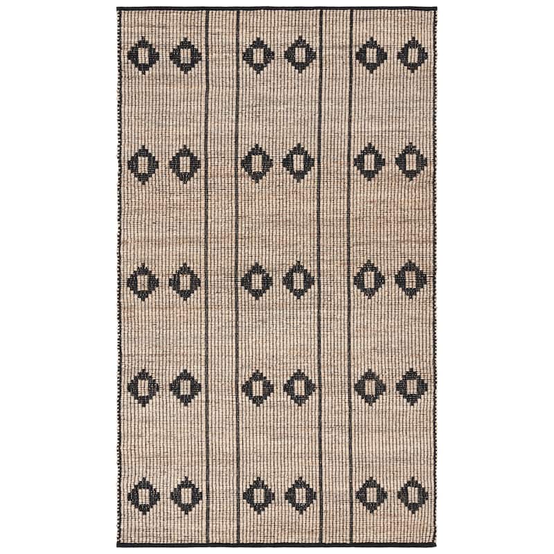 SAFAVIEH Natural Fiber Signa Casual Jute Rug - 6' x 9' - Natural/Grey