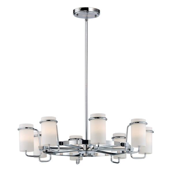 slide 2 of 2, Avant 8-Light Chandelier - Polished chrome