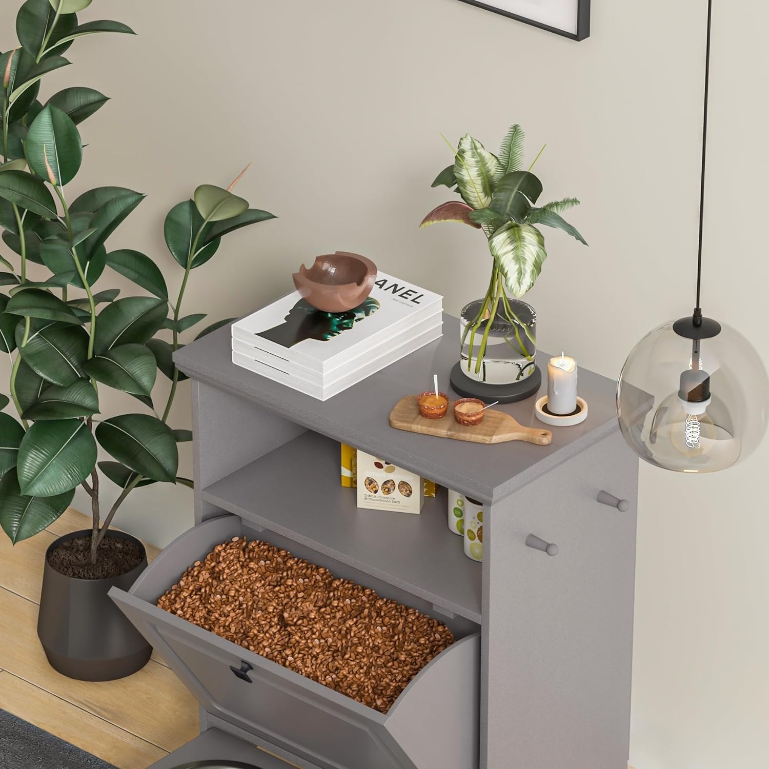 Roomfitters Dog Feeding Station with 2 Elevated Dog Bowls Tilt Out Pet Feeding Cabinet Station On Sale Bed Bath Beyond 32735471
