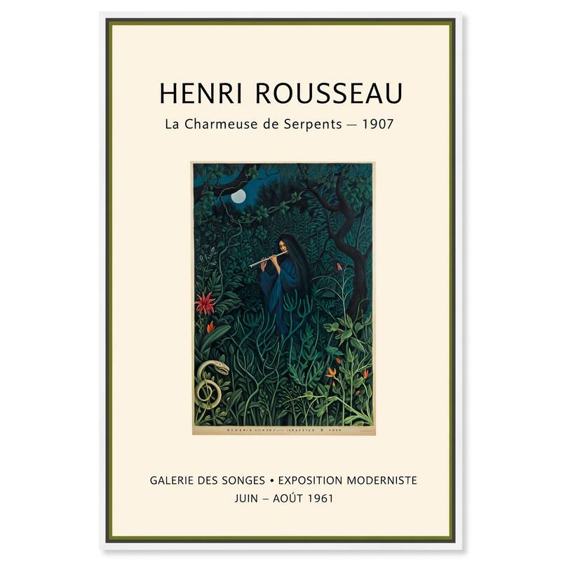 Rousseau's Jungle Dream Canvas by Art Remedy - White - 20" x 30"
