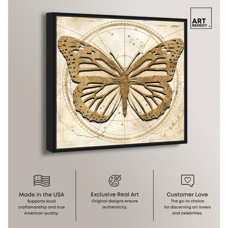 Astro Fluttering Wings Canvas by Art Remedy