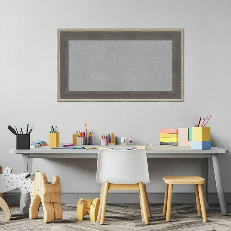 Amanti Art Cottage Grey Silver Framed