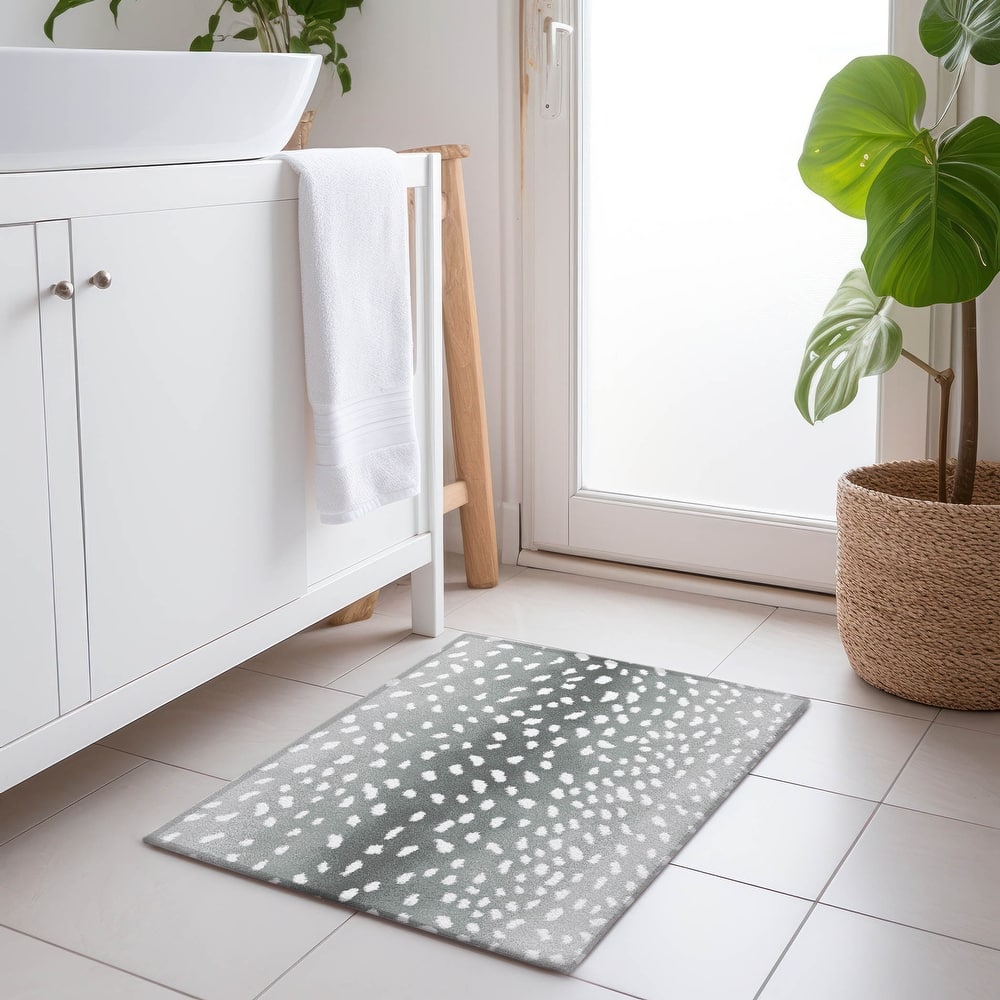 Premium Washable Super Soft Animal Print Ombre Mayfield Rug