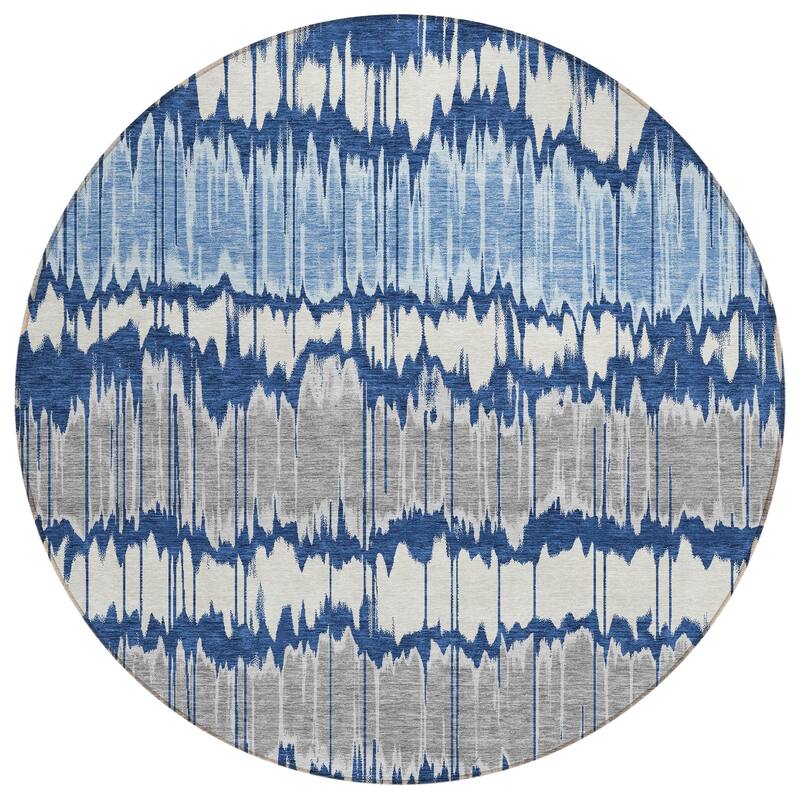 Machine Washable Indoor/ Outdoor Chantille Contemporary Ombre Rug