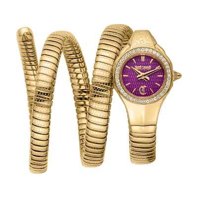 Just Cavalli Women's JC1L355M0035 Quartz Watch - Gold-Tone