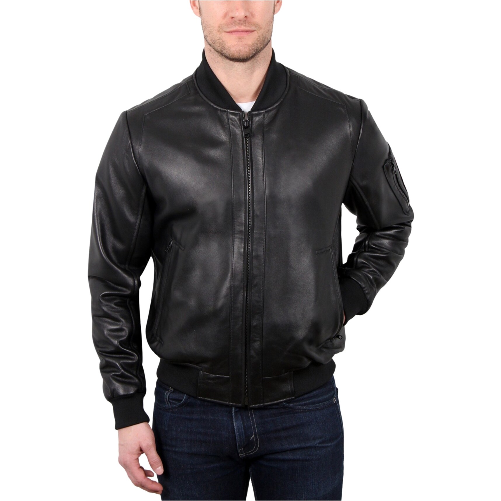 william rast down puffer bomber jacket