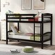 preview thumbnail 19 of 22, Detachable Design Twin Over Twin Bunk Bed with Ladder
