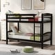 preview thumbnail 19 of 22, Twin Over Twin Bunk Bed with Ladder