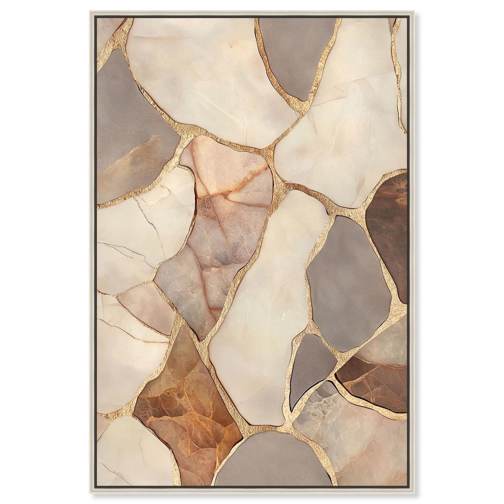 Textured Earthy Tones III Canvas by Art Remedy