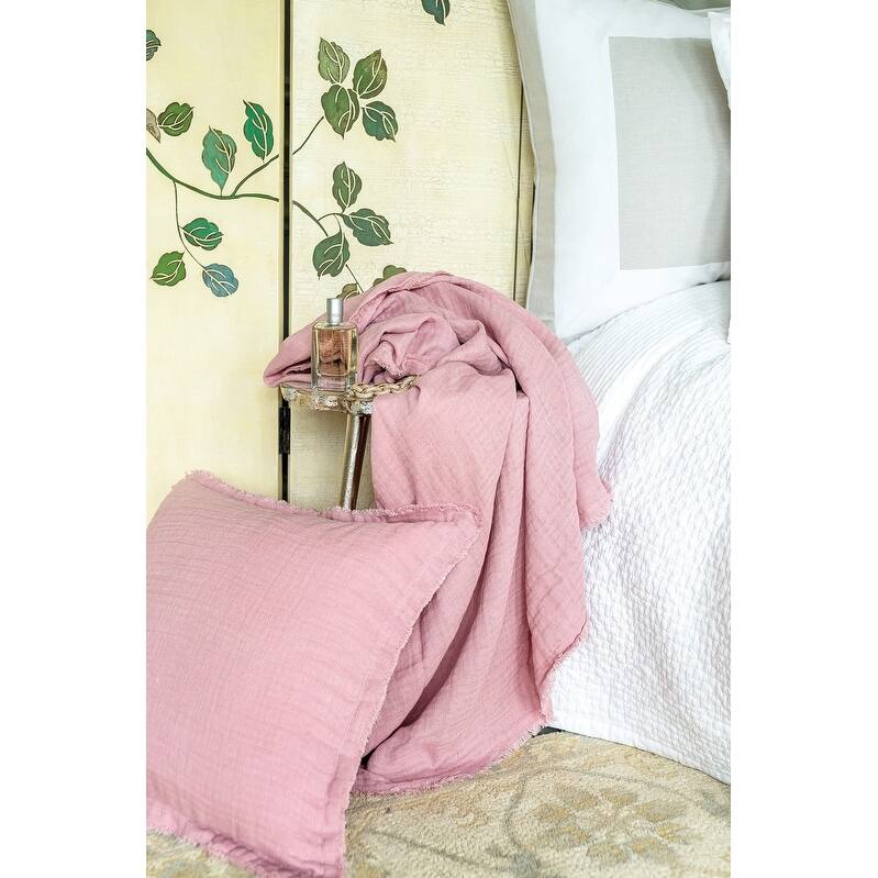 50" x 70" Feather Gauze Throw Collection