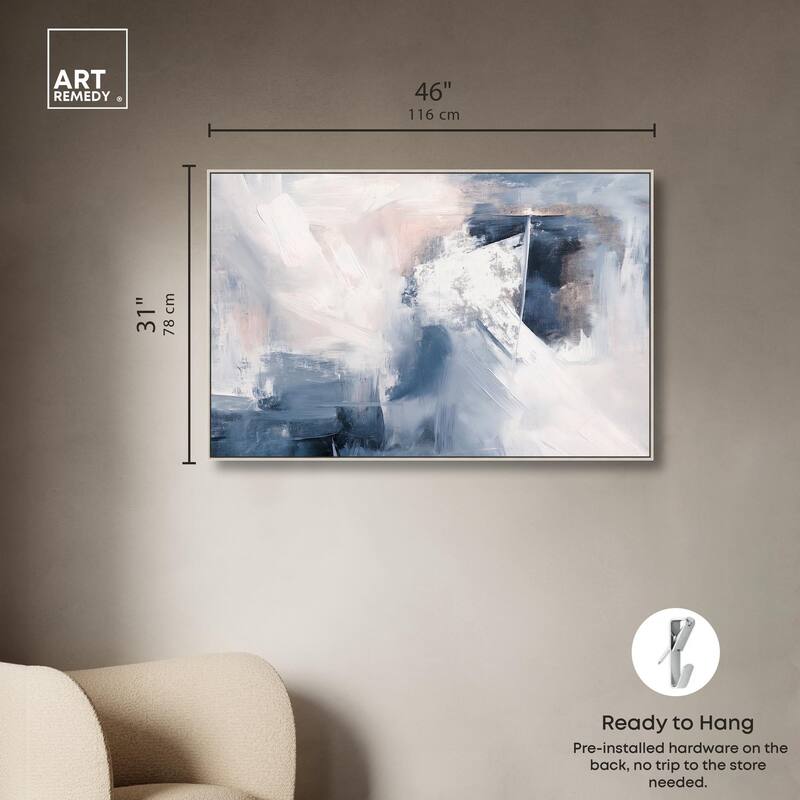 Blue Rapture II Canvas by Art Remedy