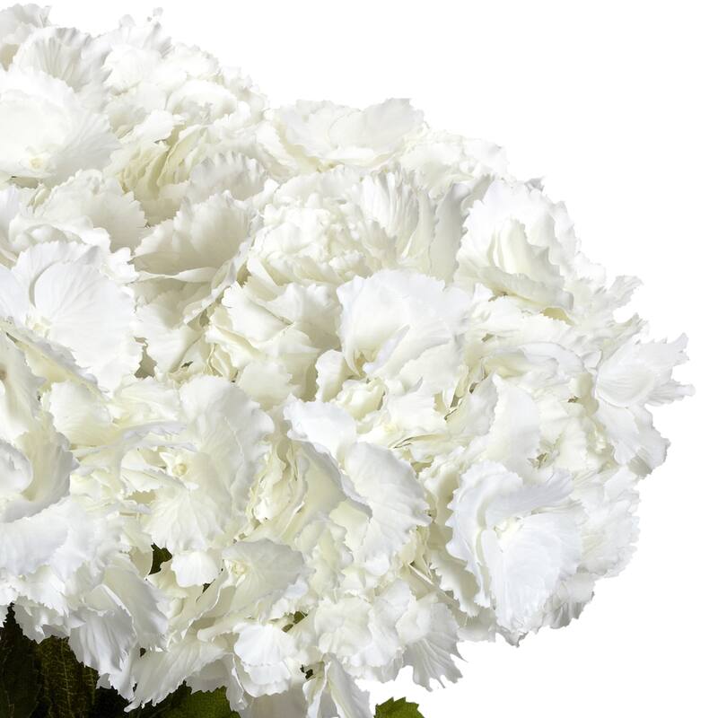 Silk Flower Arrangement with Vase - Art Deco Home Decor - Large Faux Floral Display - 23