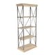 preview thumbnail 58 of 74, Brown Wood 3 Shelves Shelving Unit - 48 x 17 x 34