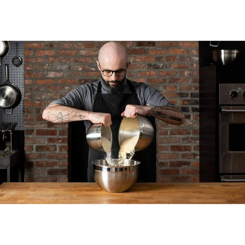 Babish 3 Piece Stainless Steel Mixing Bowl Set