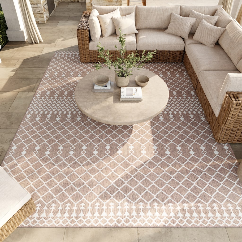 Nourison Positano Indoor/Outdoor Moroccan Area Rug