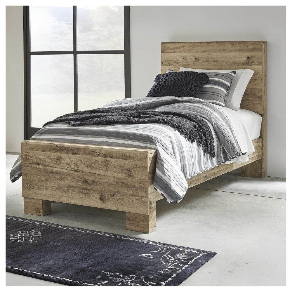Signature Design by Ashley Hyanna Tan Brown Panel Bed