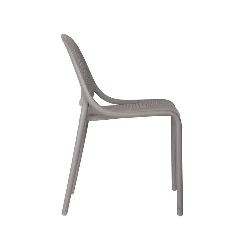 Shay Set of 4 Stackable Dining Chairs, Indoor/Outoor