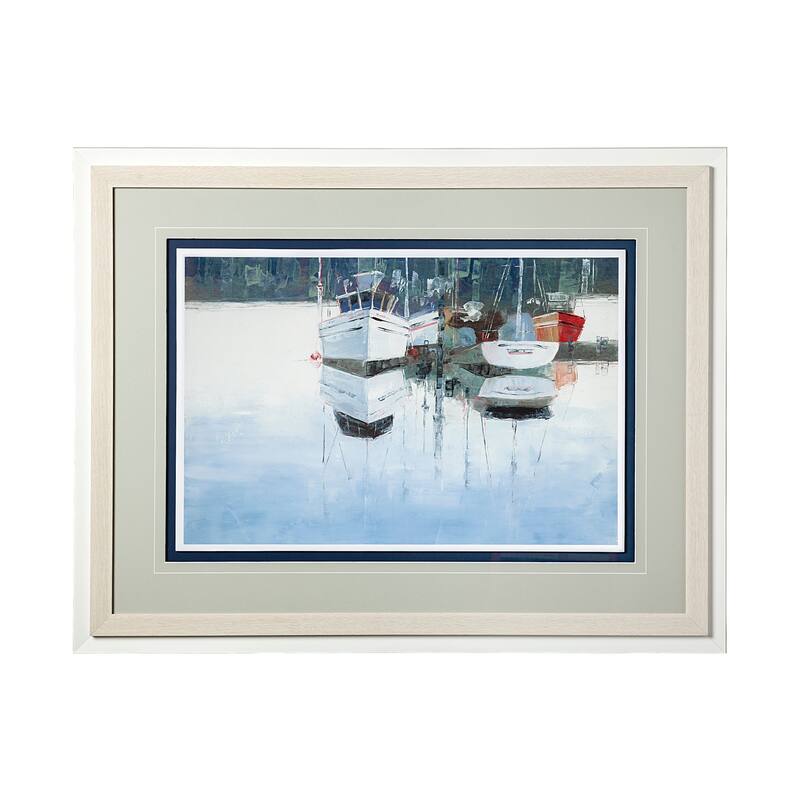 Dock Tight Framed Art Print