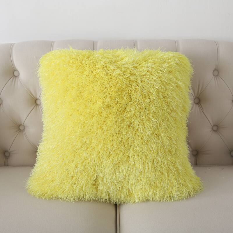 Manhattan Collection Shag Pillow