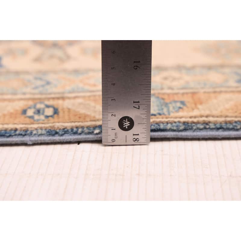 ECARPETGALLERY Hand-knotted Finest Ghazni Copper Wool Rug - 6'9 x 8'11