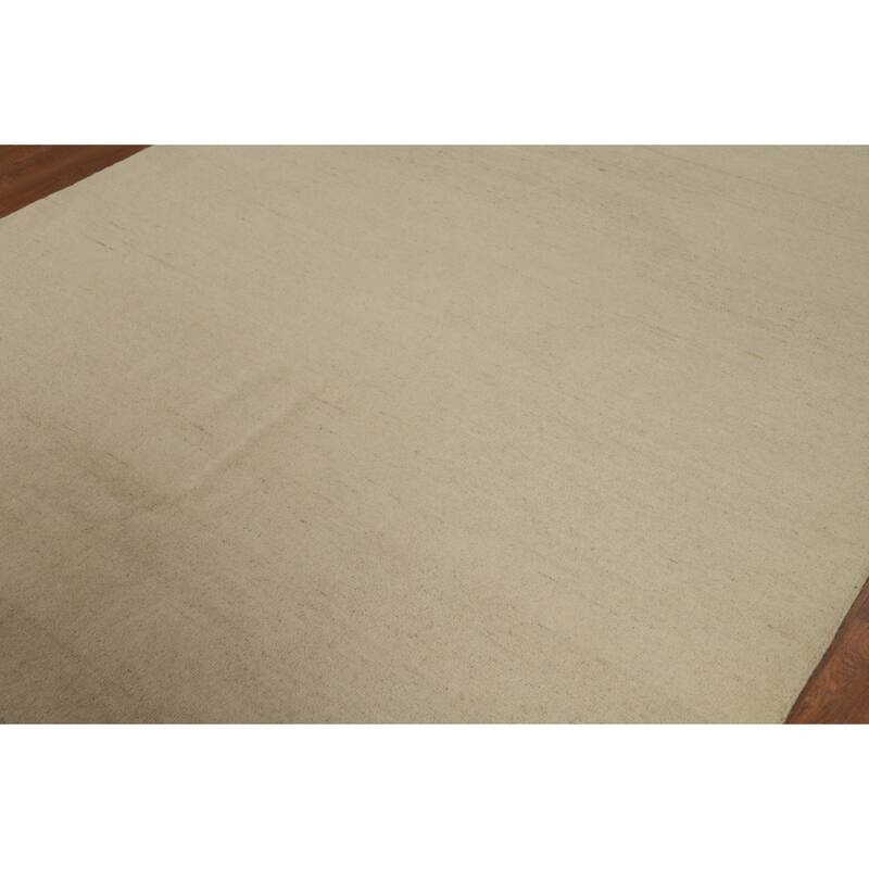 Contemporary Gabbeh Oriental Area Rug Hand-Knotted Wool Carpet - 6'5"x 9'7"